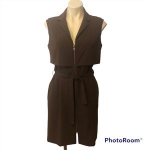 MARC NY Andrew Marc Sleeveless Sheath Dress SZ 10